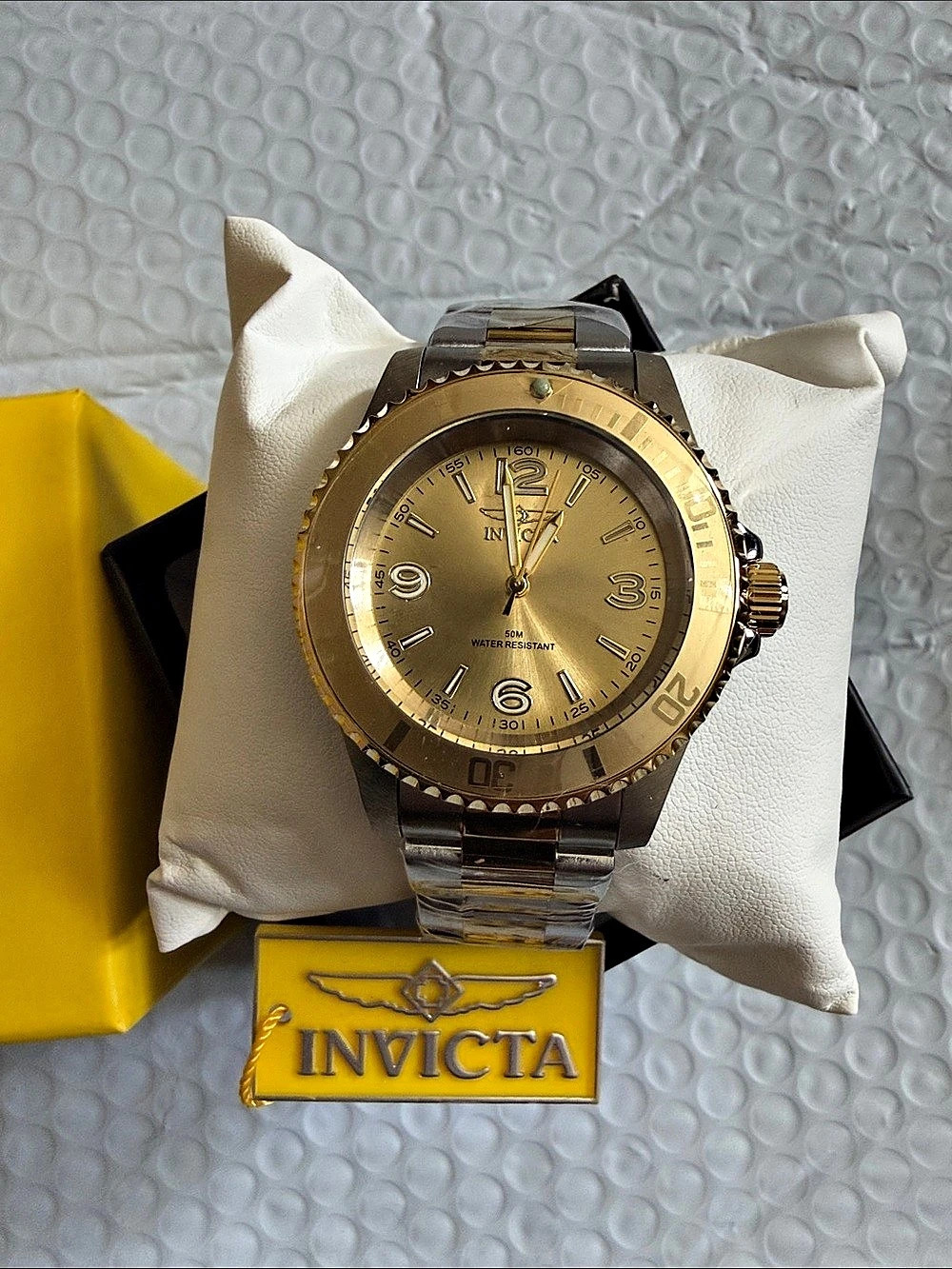 Invicta Specialty Velario Men's Watch - 41mm, Silver, Gold (69725)
